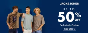 Get Best Discounts on these 4 shopping sites !!! 10 Jack & Jones gets discounts Up to 50% Off.
