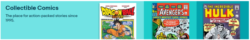 Selling Items Of Collectible Comics